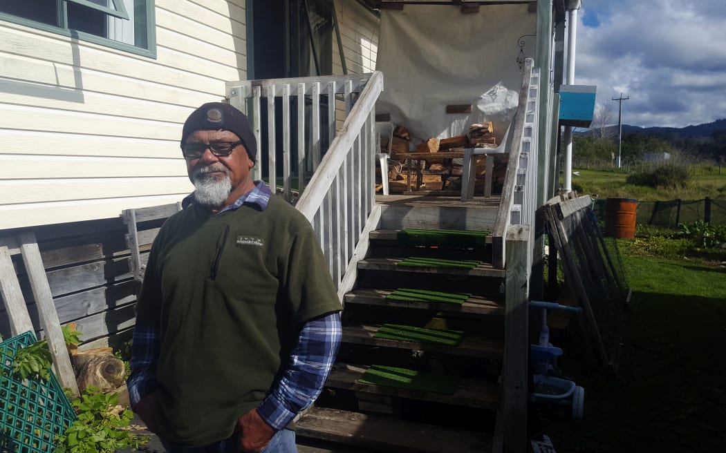 Daniel Ratahi lives in the kaumatua flats in Kaiaua.