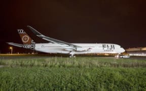 A Fiji Airways aircraft.