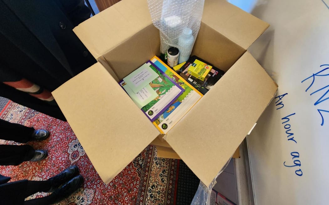 More than a hundred care packages have been given out to refugees thanks to three Auckland high school students.