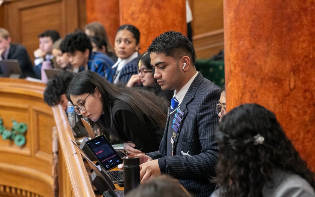 Participants during the 2025 Youth Parliament