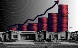 Generic graphic of housing and increased pricing imagery
