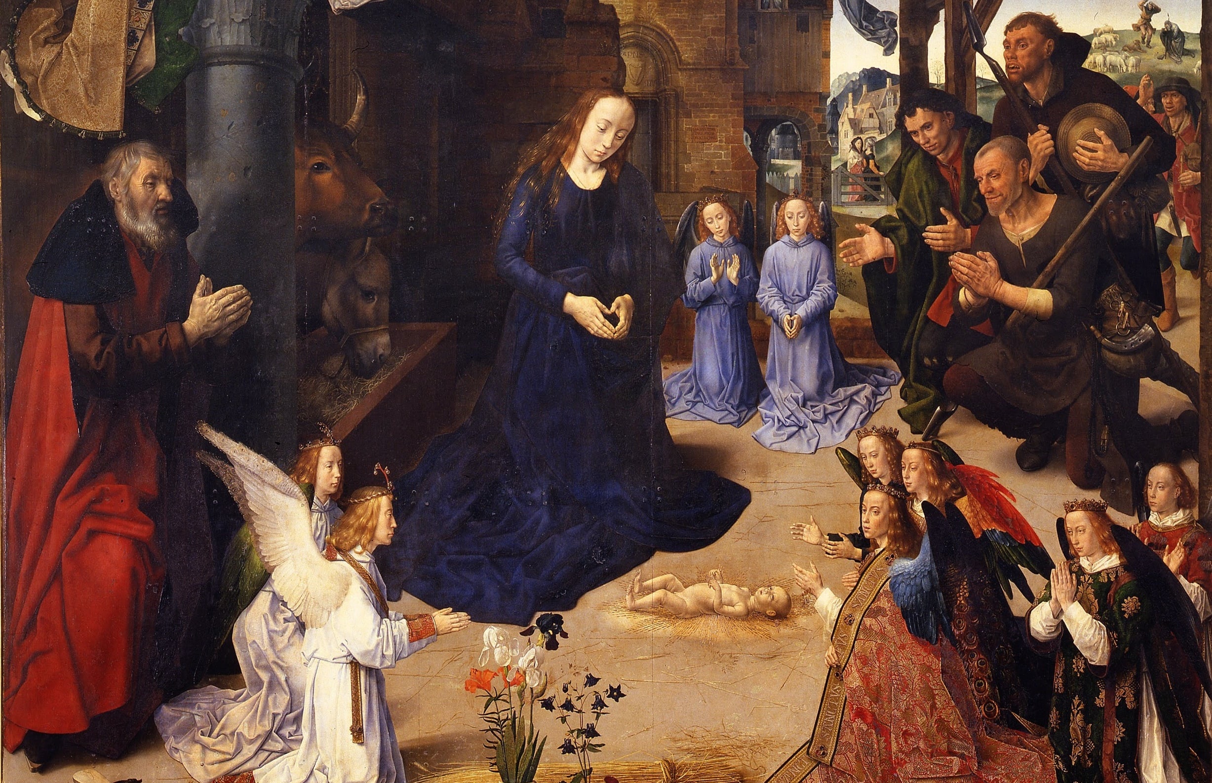 Portinari Altarpiece, central panel - Hugo van der Goes