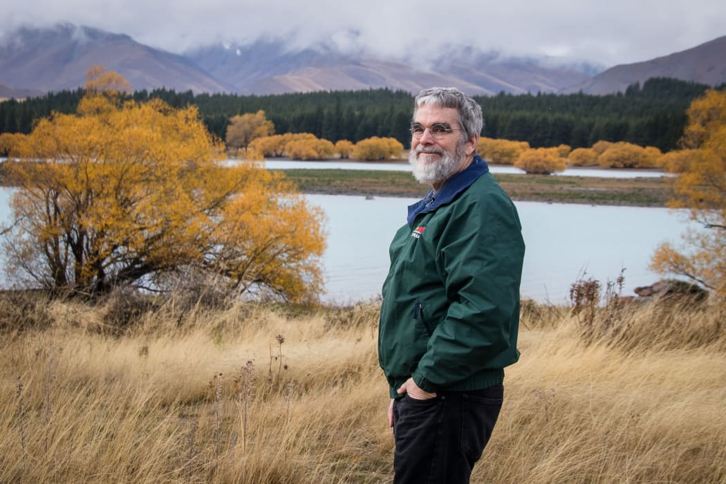 Brother Guy Guy Consolmagno at Lake Tekapo. Photo: Joe Serci