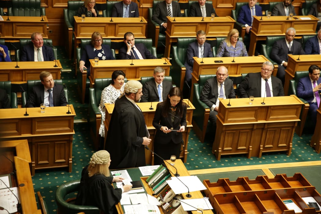 Prime Minister Jacinda Ardern was among 120 MPs being sworn in at Parliament.