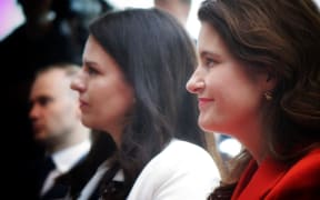 Erica Stanford and Nicola Willis speak after announcing new visa rules.
