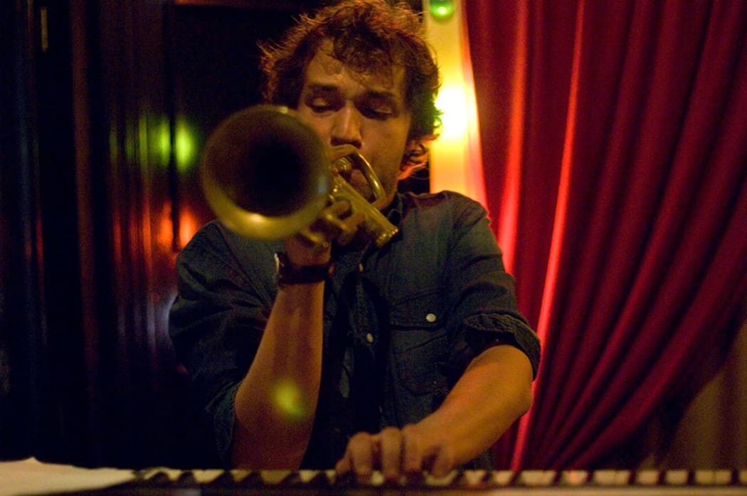 Finn Scholes is "one of the hottest young brass players in [Auckland] city", says Atkinson.