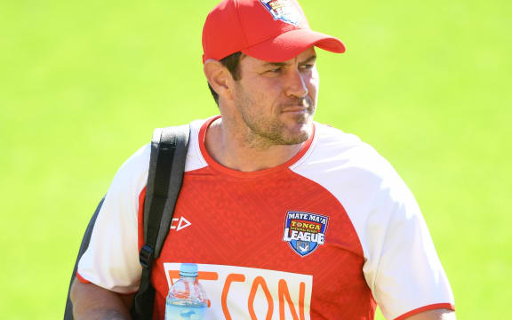 Tonga rugby league coach Kristian Woolf.