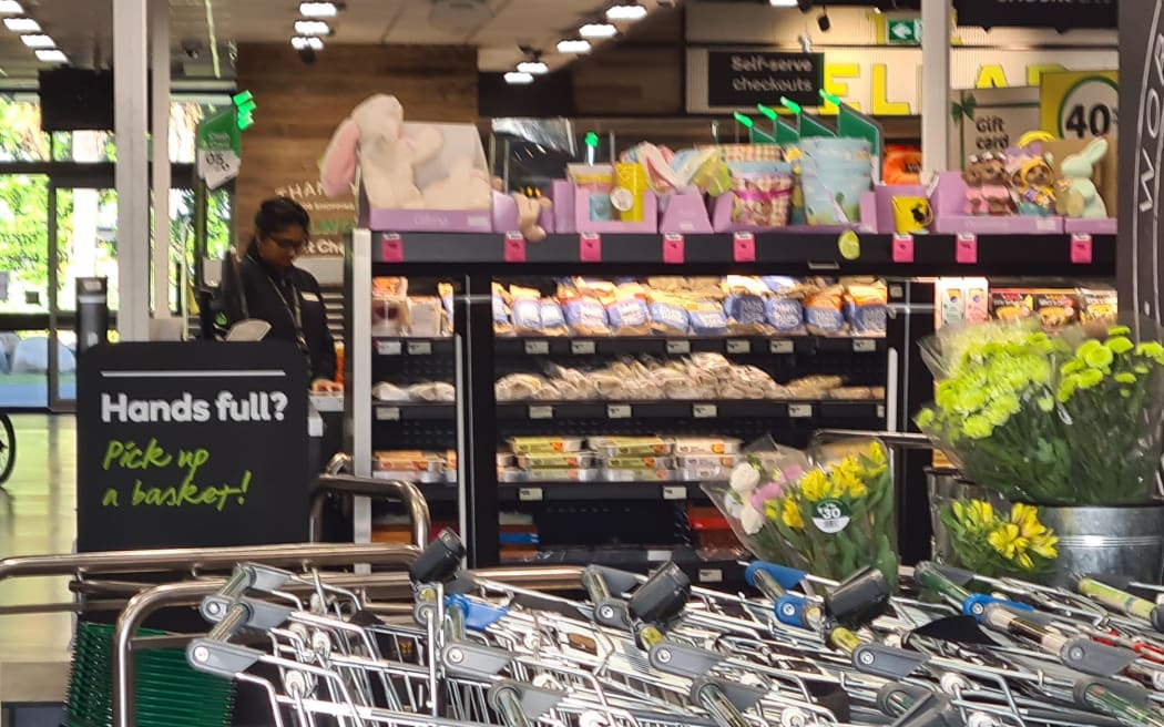 supermarket interior