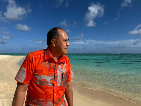 Dalton Tagelagi in Rarotonga. 7 November 2023.