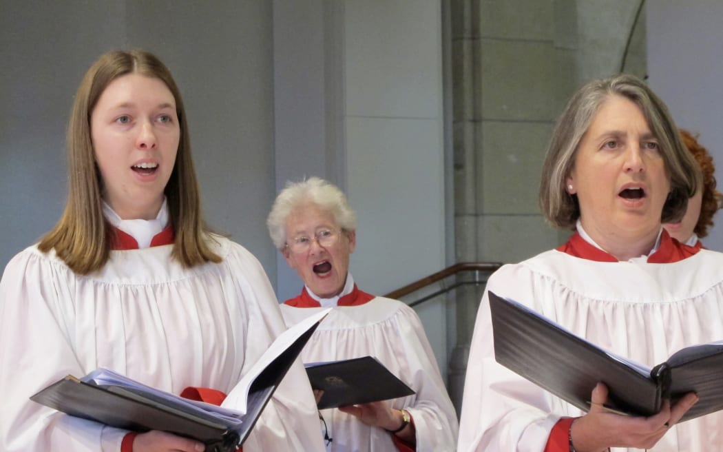 Members of the cathedral choir