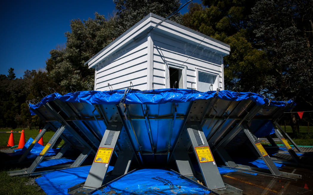 Researchers flooding a house to gain vital insight for builders.