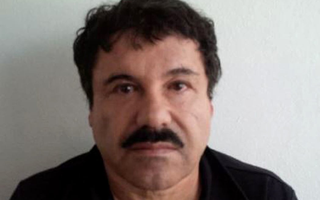 An image released by the Attorney General of Mexico (PGR) of Mexican drug trafficker Joaquin Guzman.