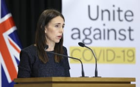 Prime Minister Jacinda Ardern speaks to media during a press conference at Parliament on March 31, 2020 in Wellington, New Zealand.