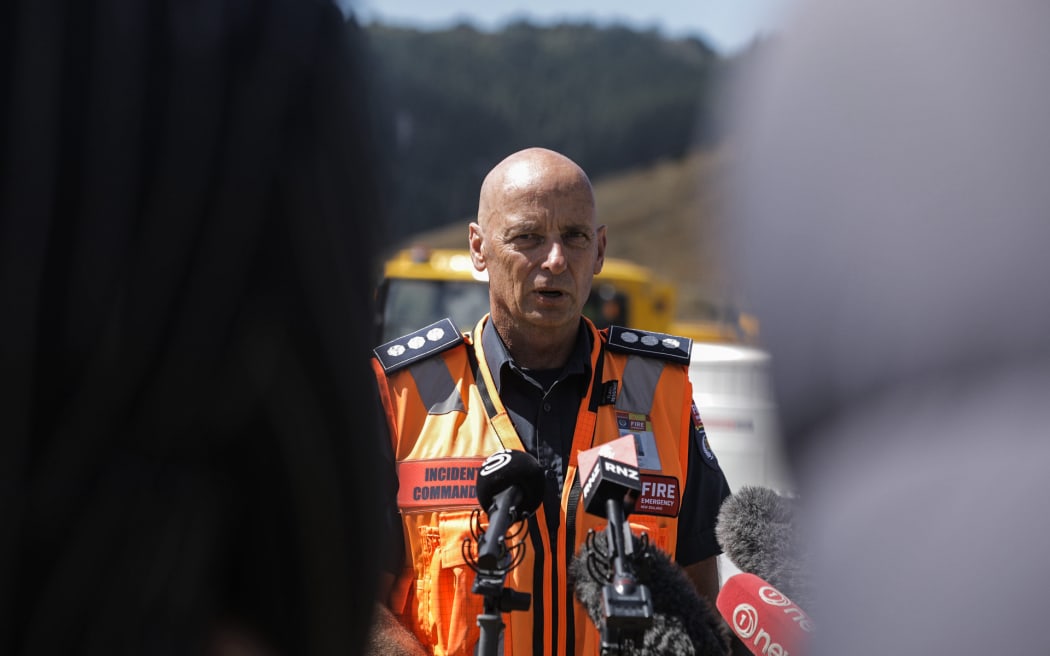 Port Hill fire incident controller Steve Kennedy.