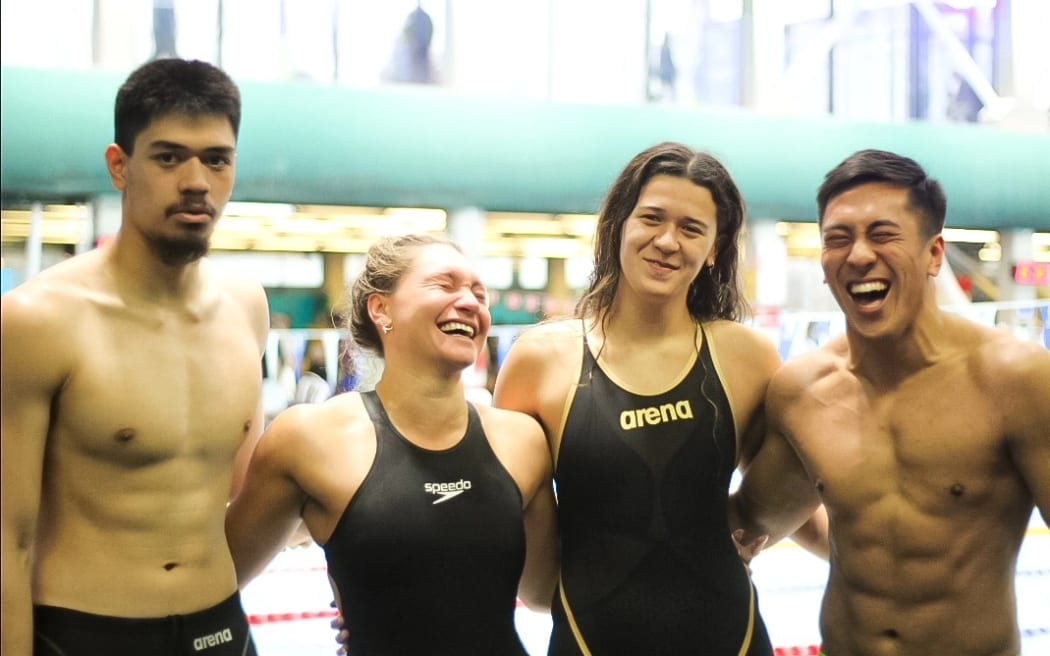 Team Samoa Swimming in Budapest.
