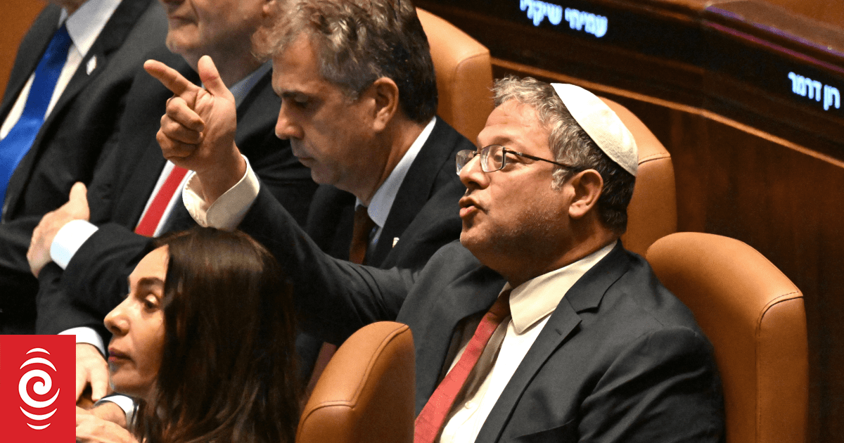 Rechtsextremer israelischer Minister stattet inhaftiertem ...