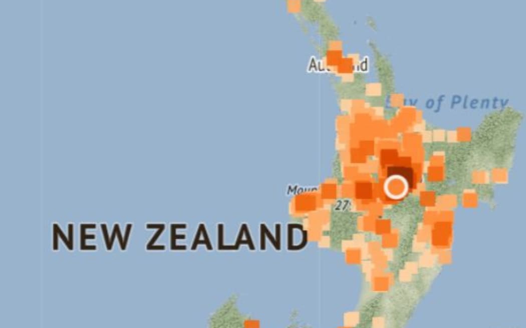 Earthquake and aftershocks have been felt near Taupō