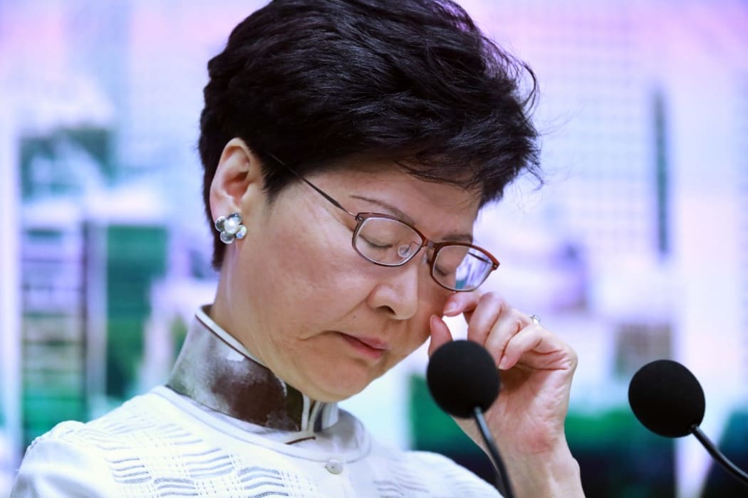 Hong Kong Chief Executive Carrie Lam.
