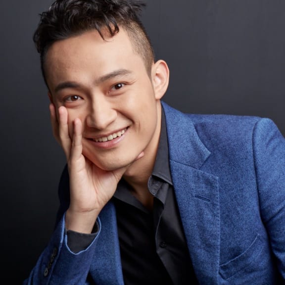 Chinese founder of cryptocurrency platform TRON Justin Sun.