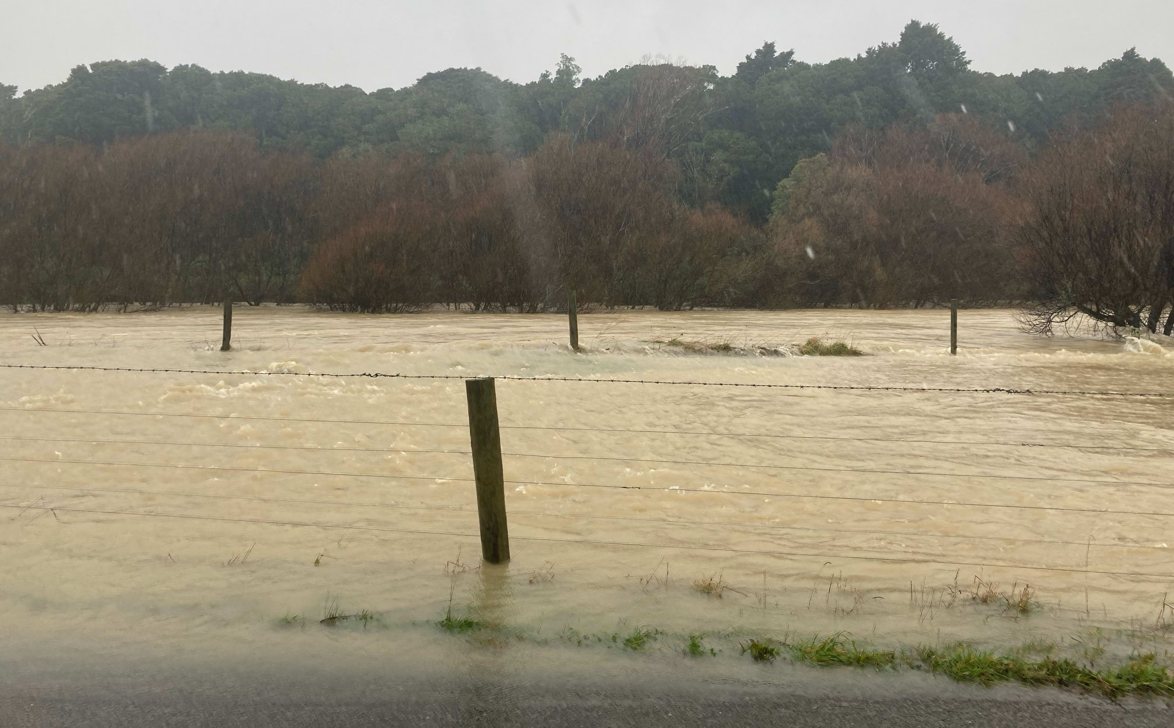 Surface flooding in the Rai Valley.