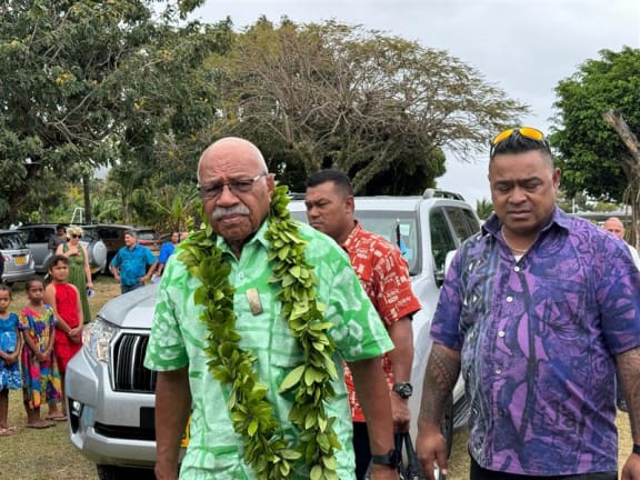 Fiji Prime Minister Sitiveni Rabuka in Rarotonga for the 52nd Pacific Islands Forum Leaders' Summit.