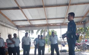 The Assistance Police Team from China has visited police stations in Kiritimati island for 1 week from 14 October to 21 October. The purpose of their visit is to see the current conditions of police stations, police tools and equipments, and also to conduct self defence training to police officers on the island. Deputy Commissioner of Police Reetaake Takabwere has accompanied the team to Kiritimati. The team also paid courtesy visit to Honorable Mikarite Temari (Minister of the Line and Phoenix Islands Development). The team decided to visit some police stations in the outer islands for the same purpose in coming weeks. The Assistance Police Team from China arrived in Kiribati in July to work with the KPS for 6 months.