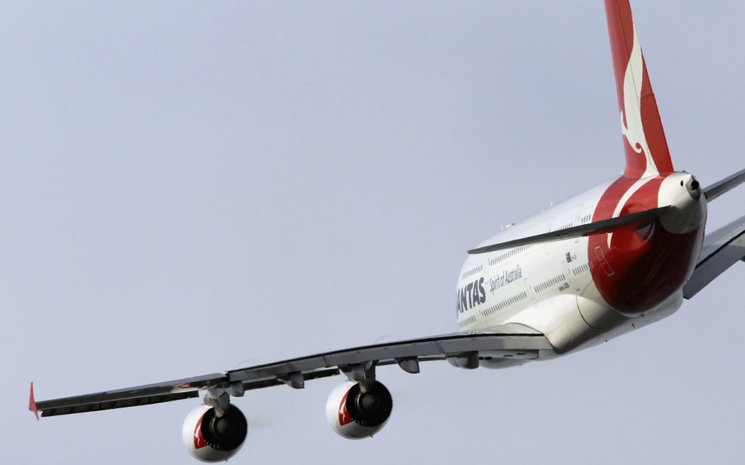 A Qantas A380 aircraft.