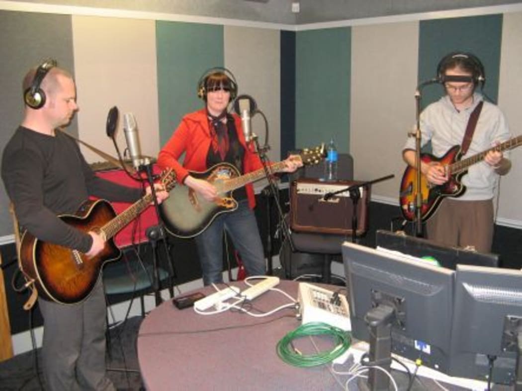 The Broken Heartbrakers in session for Music 101, 2009.