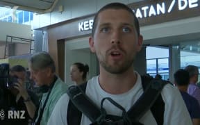 Tourists wait for hours to fly out of Lombok