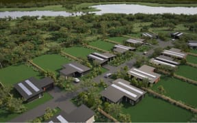 Impression of Matuku Moana development.