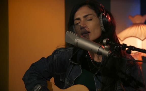 Anna Coddington in the RNZ Auckland studios. 7 June 2018.