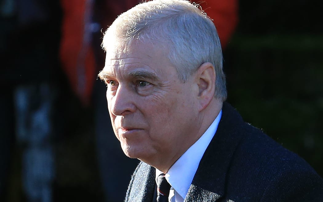 Britain's Prince Andrew, Duke of York, arrives to attend a church service at St Mary the Virgin Church in Hillington, Norfolk, England, on 19 January, 2020.