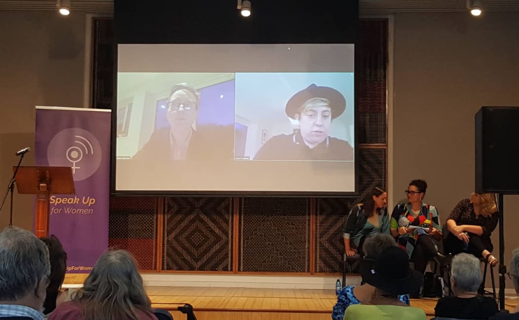 Speak Up For Women held an event in Auckland following the deferral of the Bill.
