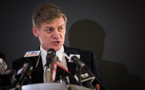 Bill English announcing surplus, Oct 2015