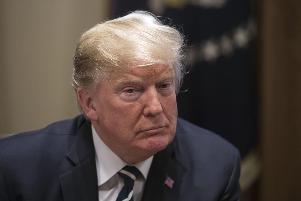 US President Donald Trump at the White House in Washington, DC, on July 17, 2018
