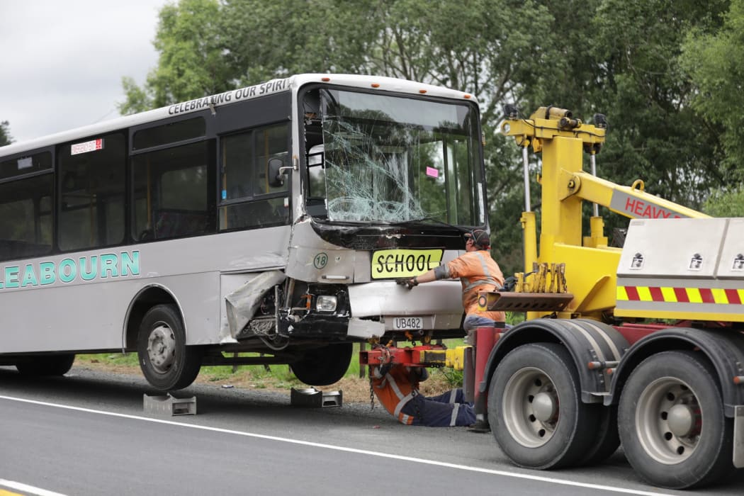 Multiple people were injured in a Otamatea High School bus crash in Northland on the morning of 30 October.