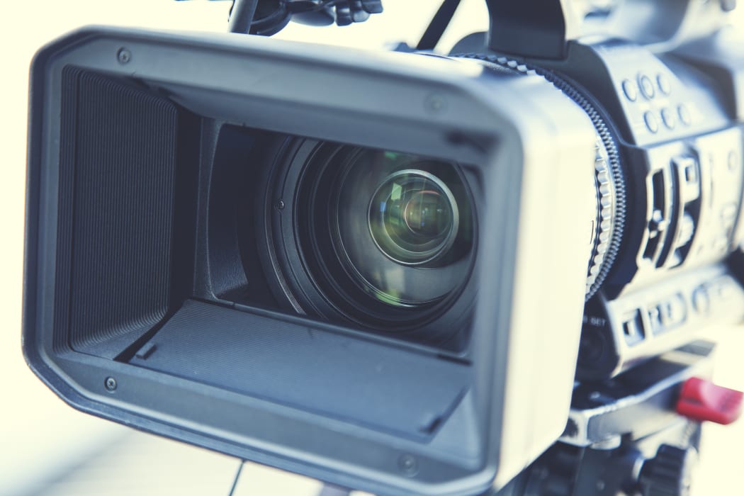Video camera, journalism, visual journalist, media. Generic.