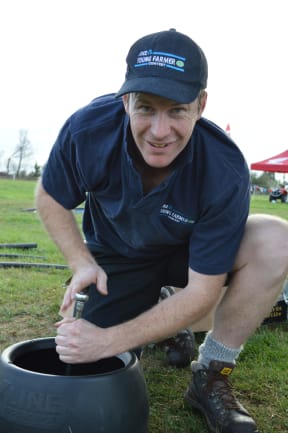 James Hoban of the Hurunui Young Farmers Club