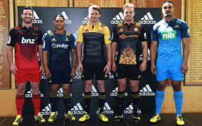 The 2016 New Zealand Super Rugby jerseys unveiled in Auckland today.