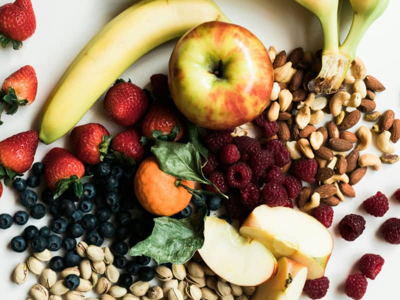 Eating more fresh fruit and vegetables, and adding legumes and pulses