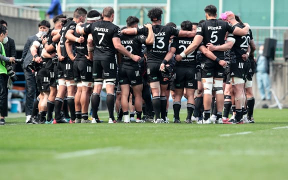 Ricoh Black Rams team group, March 27, 2021 - Rugby : Japan Rugby Top League 2021 match between Ricoh Black Rams 28-31 Canon Eagles at Prince Chichibu Memorial Stadium, Tokyo, Japan.