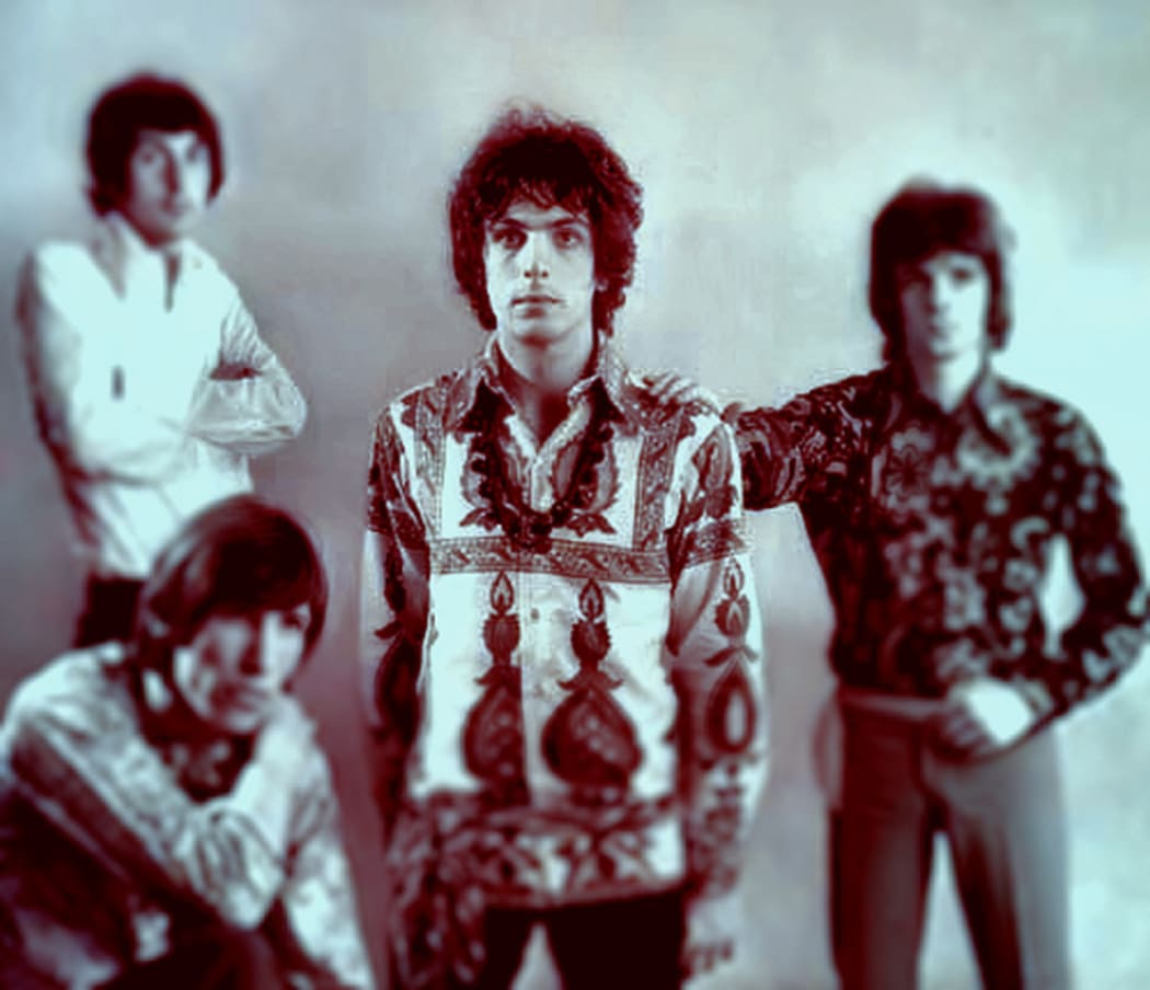 Syd Barrett (centre) with Pink Floyd 1967.