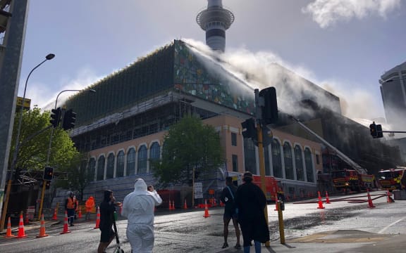 SkyCity convention centre fire in Auckland CBD
