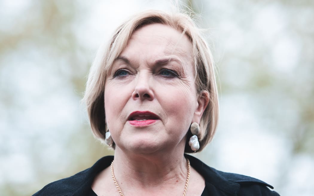 National Party leader Judith Collins campaigning in Gisborne on 24 September, 2020.