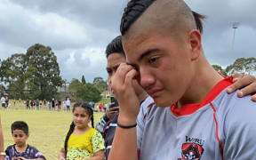 Leo after being told he's too big to play.