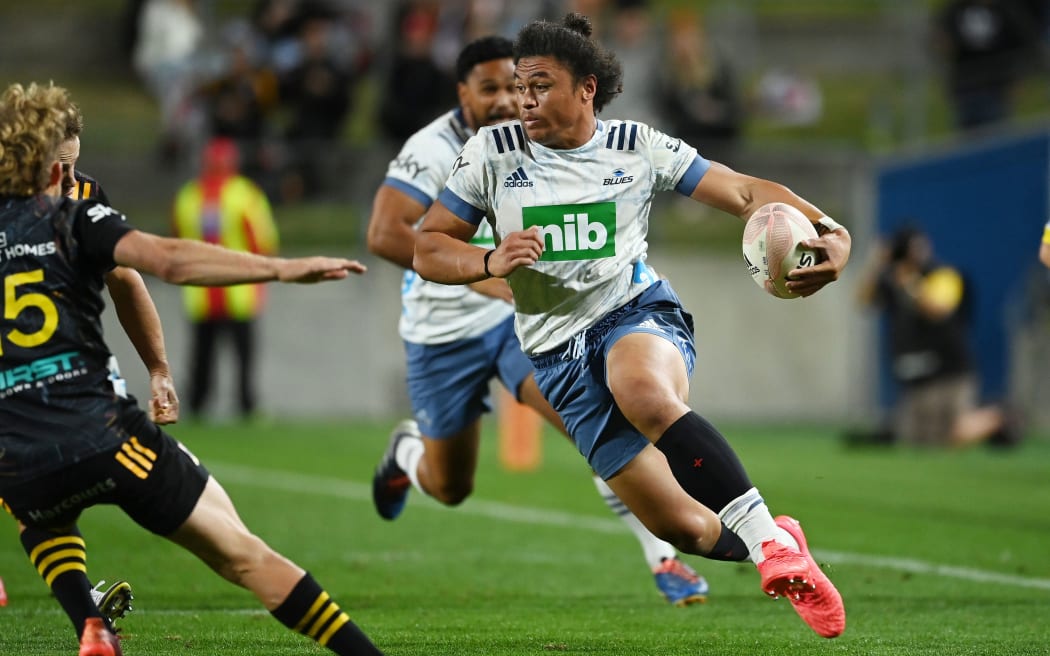 Caleb Clarke from Chiefs v Blues, Super Rugby Aotearoa at FMG Stadium in Hamilton on 27 March 2021.