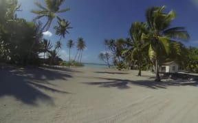 Screenshot of Palmerston atoll, Cook Islands.
