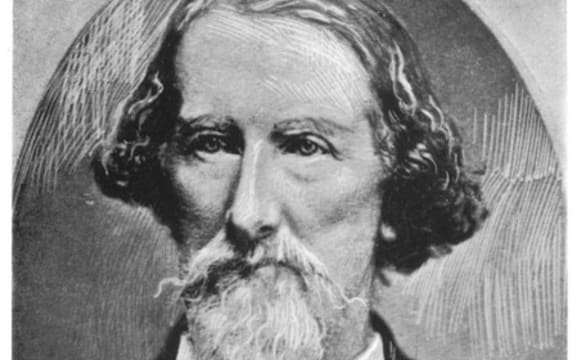 Sketch of Judge Frederick Edward Maning, circa 1870
