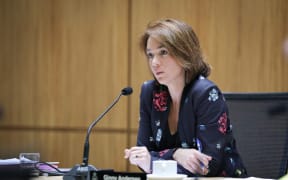 Labour MP Ginny Andersen chairing the Justice Committee