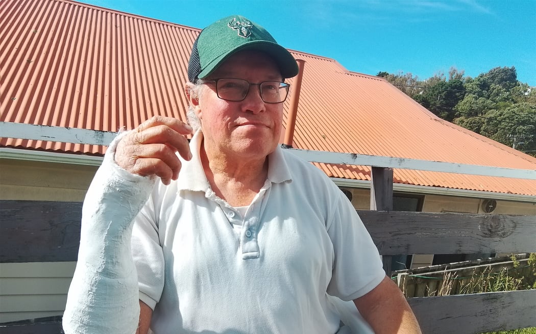 Retiree Jim Waters spent about $800 on staying at a motel, after damaging winds knocked out power to his home. He hoped to claim back the cost from his insurance company.